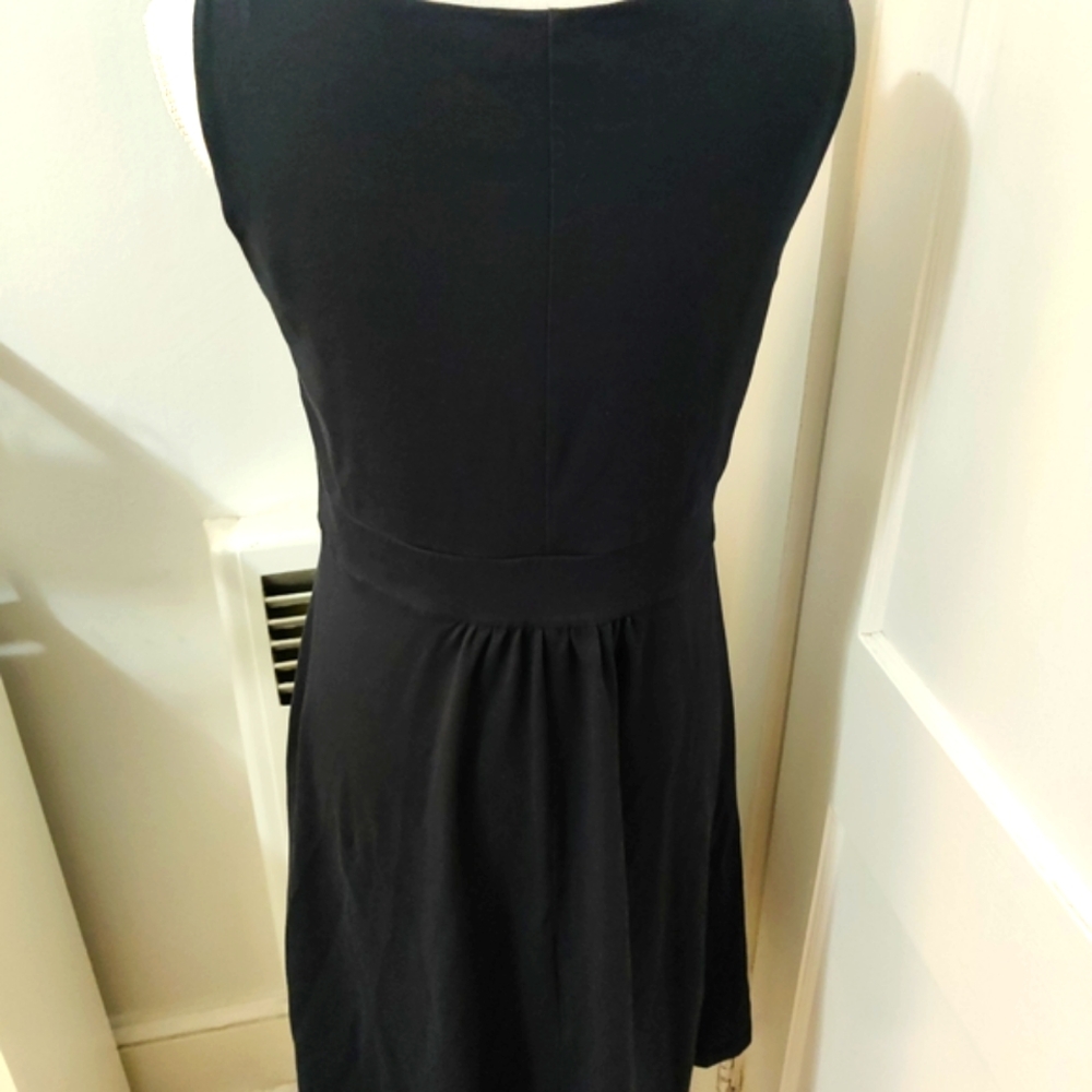 Lands End Black Sleeveless Dress Size Medium - Picture 7 of 10